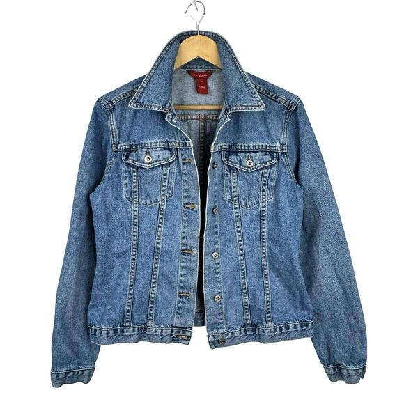 Sundance Jackets & Blazers - Sundance Womens Jean Jacket Medium Blue Denim Classic Minimal Western Trucker